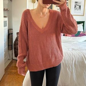 Victorias Secret PINK oversized mauve sweater